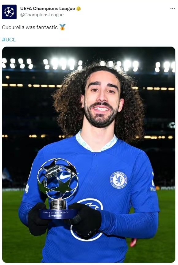 切尔西逆转成功，挺进欧冠八强