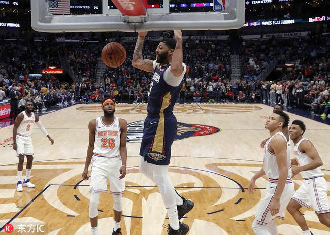 江苏队逆转青岛队，浓眉哥刷新纪录